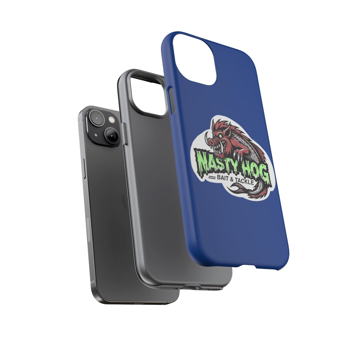 Fishing Phone Case, Nasty Hog Tackle Design for Outdoor Enthusiasts, Tough and Durable Accessories, Unique Gift for Anglers