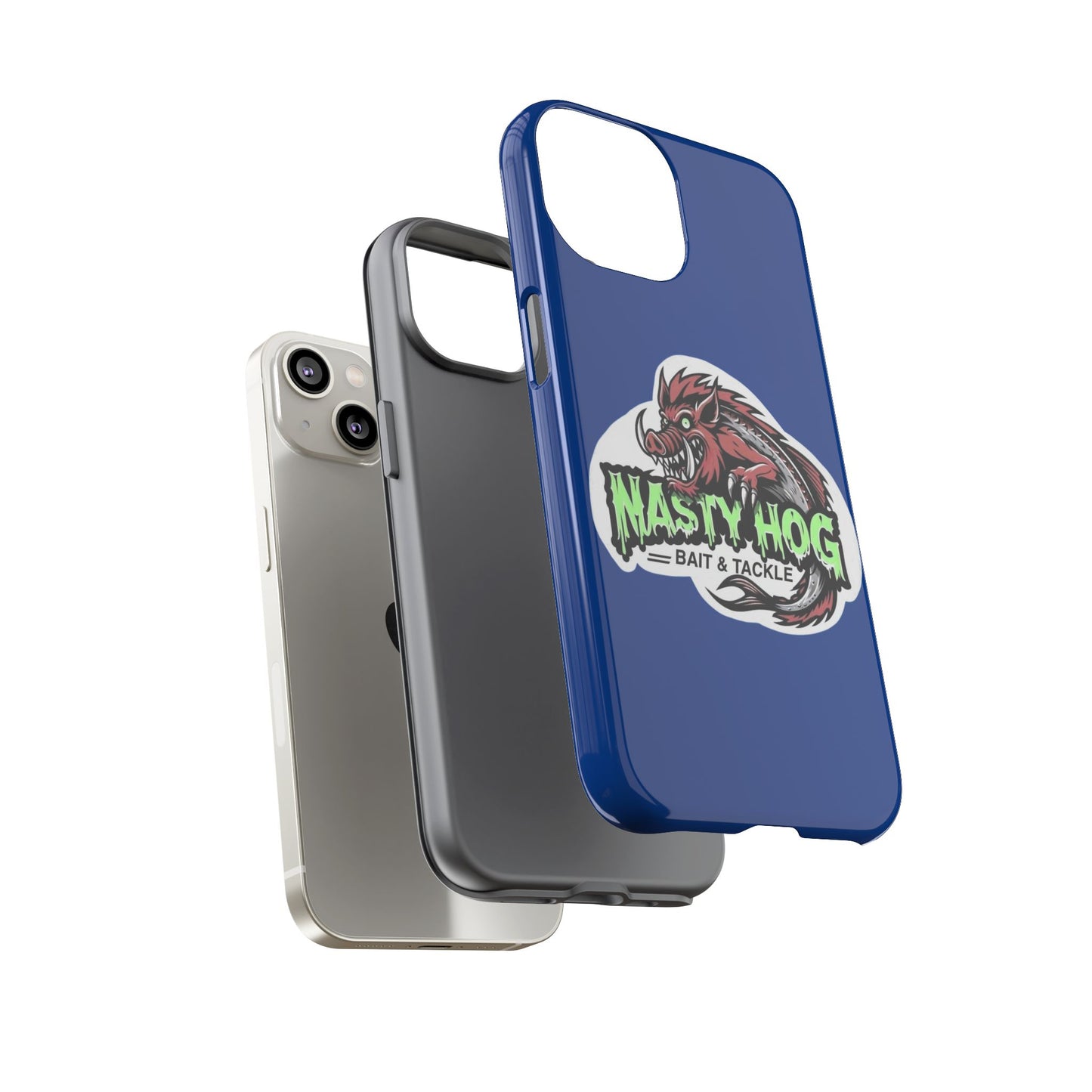 Fishing Phone Case, Nasty Hog Tackle Design for Outdoor Enthusiasts, Tough and Durable Accessories, Unique Gift for Anglers