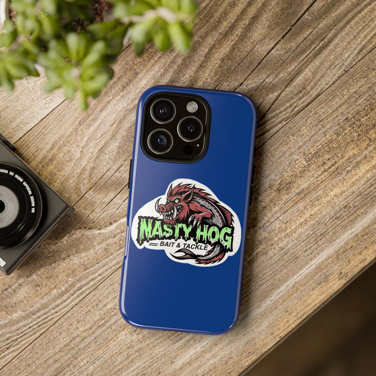 Fishing Phone Case, Nasty Hog Tackle Design for Outdoor Enthusiasts, Tough and Durable Accessories, Unique Gift for Anglers