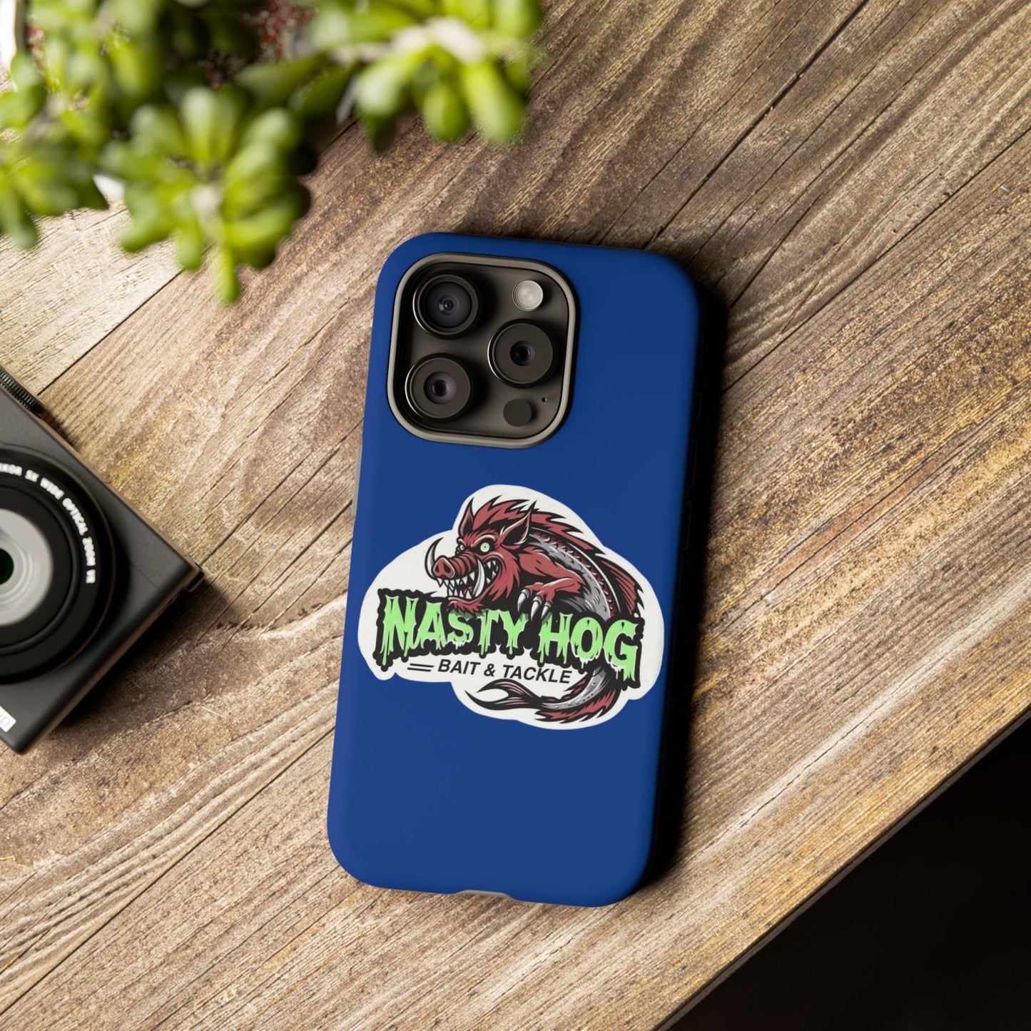 Fishing Phone Case, Nasty Hog Tackle Design for Outdoor Enthusiasts, Tough and Durable Accessories, Unique Gift for Anglers