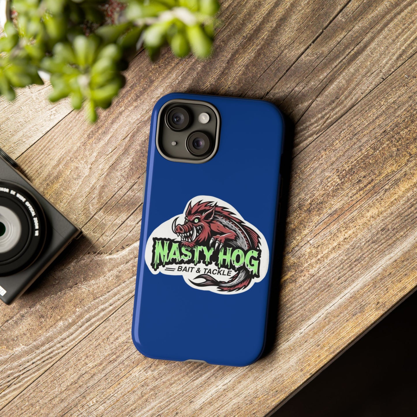Fishing Phone Case, Nasty Hog Tackle Design for Outdoor Enthusiasts, Tough and Durable Accessories, Unique Gift for Anglers