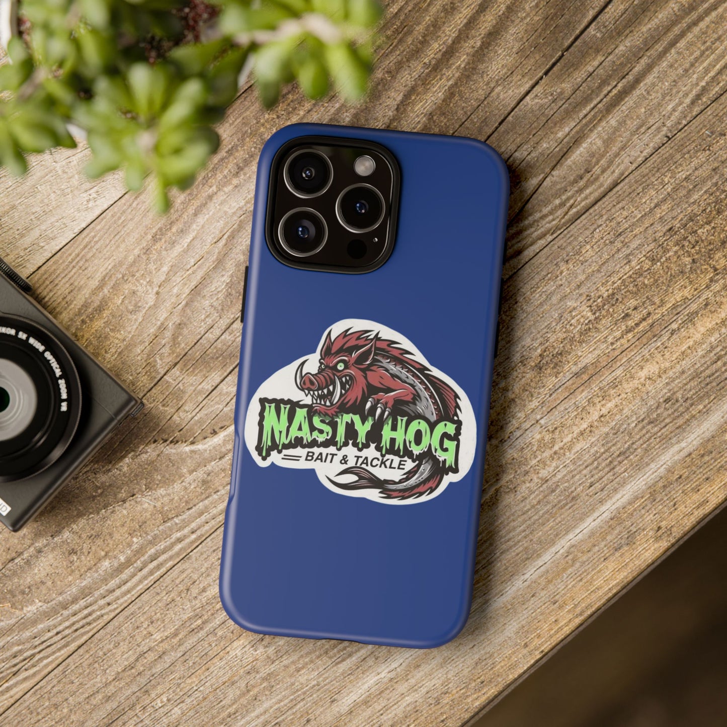 Fishing Phone Case, Nasty Hog Tackle Design for Outdoor Enthusiasts, Tough and Durable Accessories, Unique Gift for Anglers