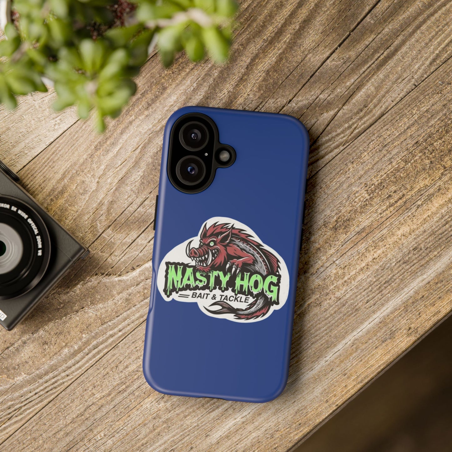 Fishing Phone Case, Nasty Hog Tackle Design for Outdoor Enthusiasts, Tough and Durable Accessories, Unique Gift for Anglers