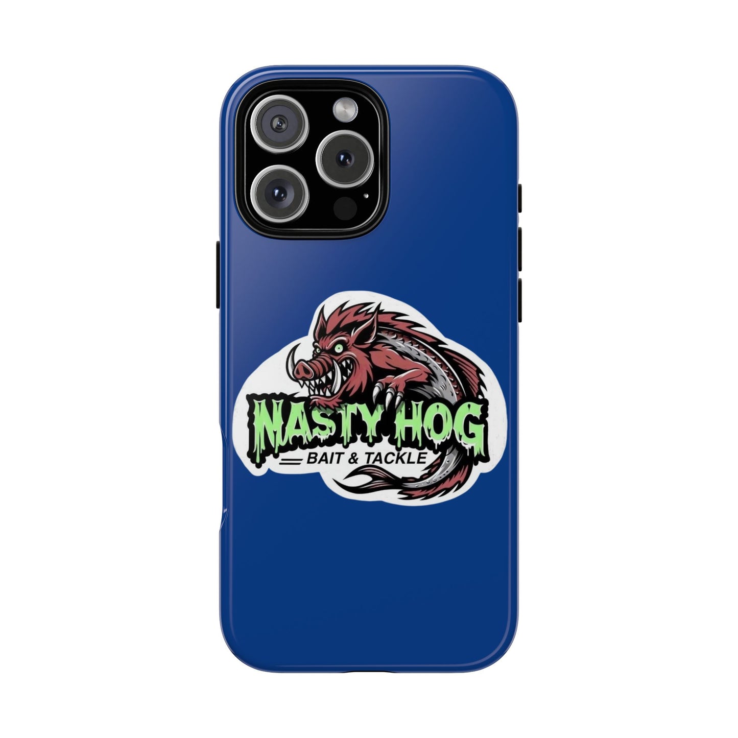 Fishing Phone Case, Nasty Hog Tackle Design for Outdoor Enthusiasts, Tough and Durable Accessories, Unique Gift for Anglers