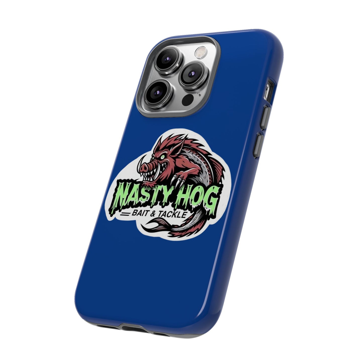 Fishing Phone Case, Nasty Hog Tackle Design for Outdoor Enthusiasts, Tough and Durable Accessories, Unique Gift for Anglers