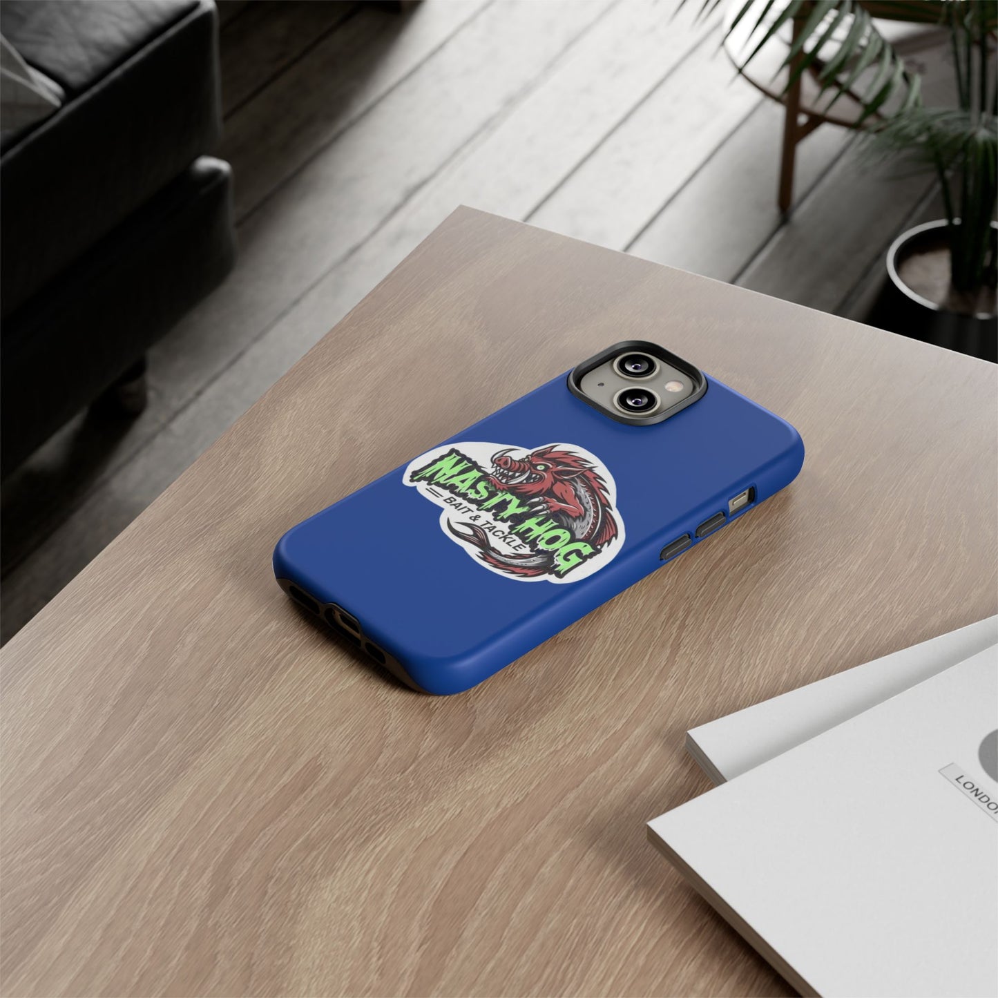 Fishing Phone Case, Nasty Hog Tackle Design for Outdoor Enthusiasts, Tough and Durable Accessories, Unique Gift for Anglers