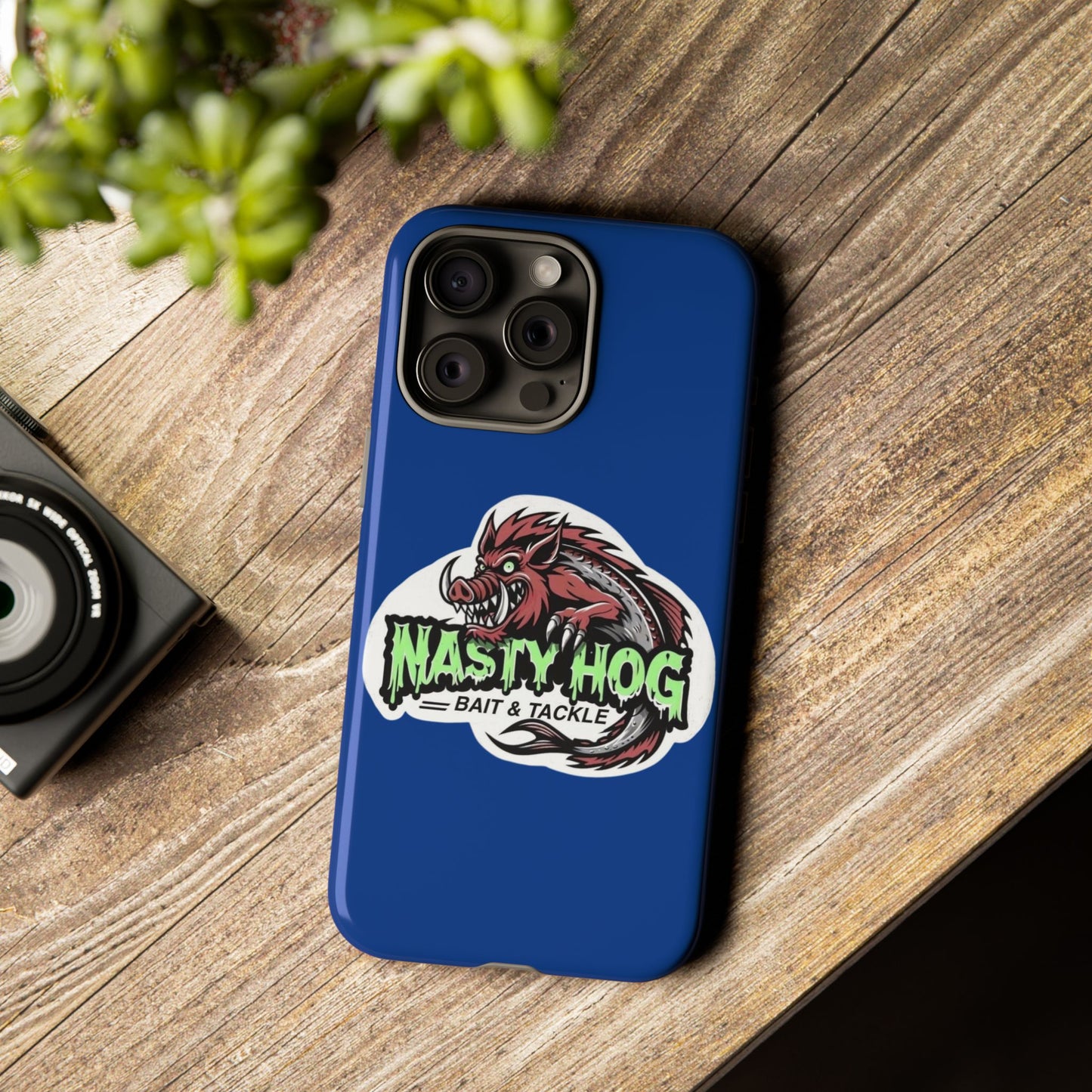 Fishing Phone Case, Nasty Hog Tackle Design for Outdoor Enthusiasts, Tough and Durable Accessories, Unique Gift for Anglers
