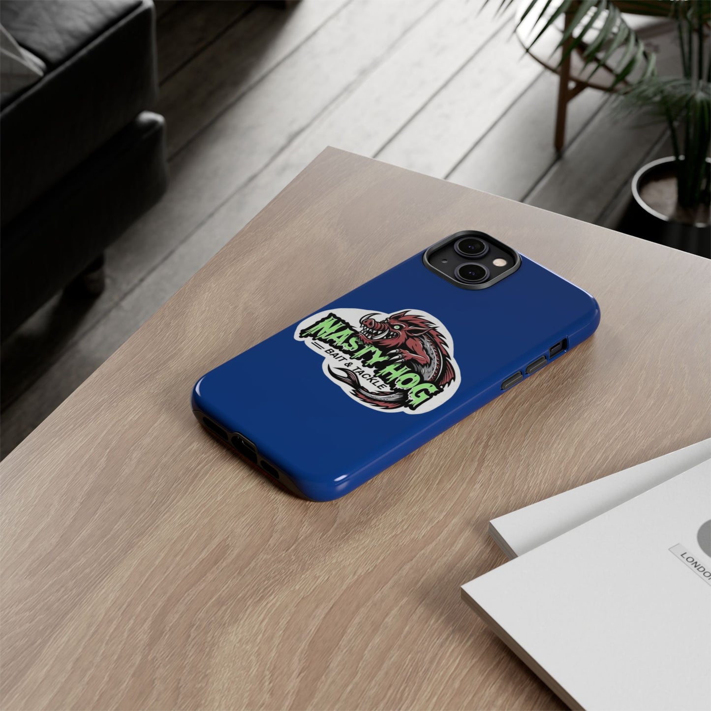 Fishing Phone Case, Nasty Hog Tackle Design for Outdoor Enthusiasts, Tough and Durable Accessories, Unique Gift for Anglers