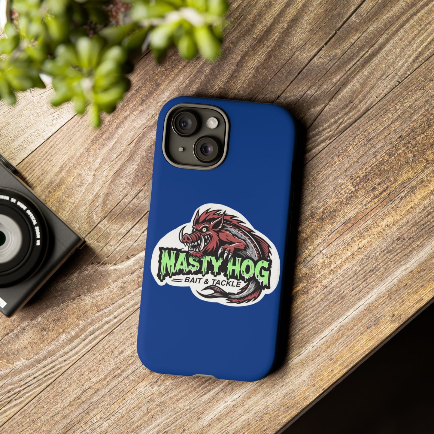Fishing Phone Case, Nasty Hog Tackle Design for Outdoor Enthusiasts, Tough and Durable Accessories, Unique Gift for Anglers