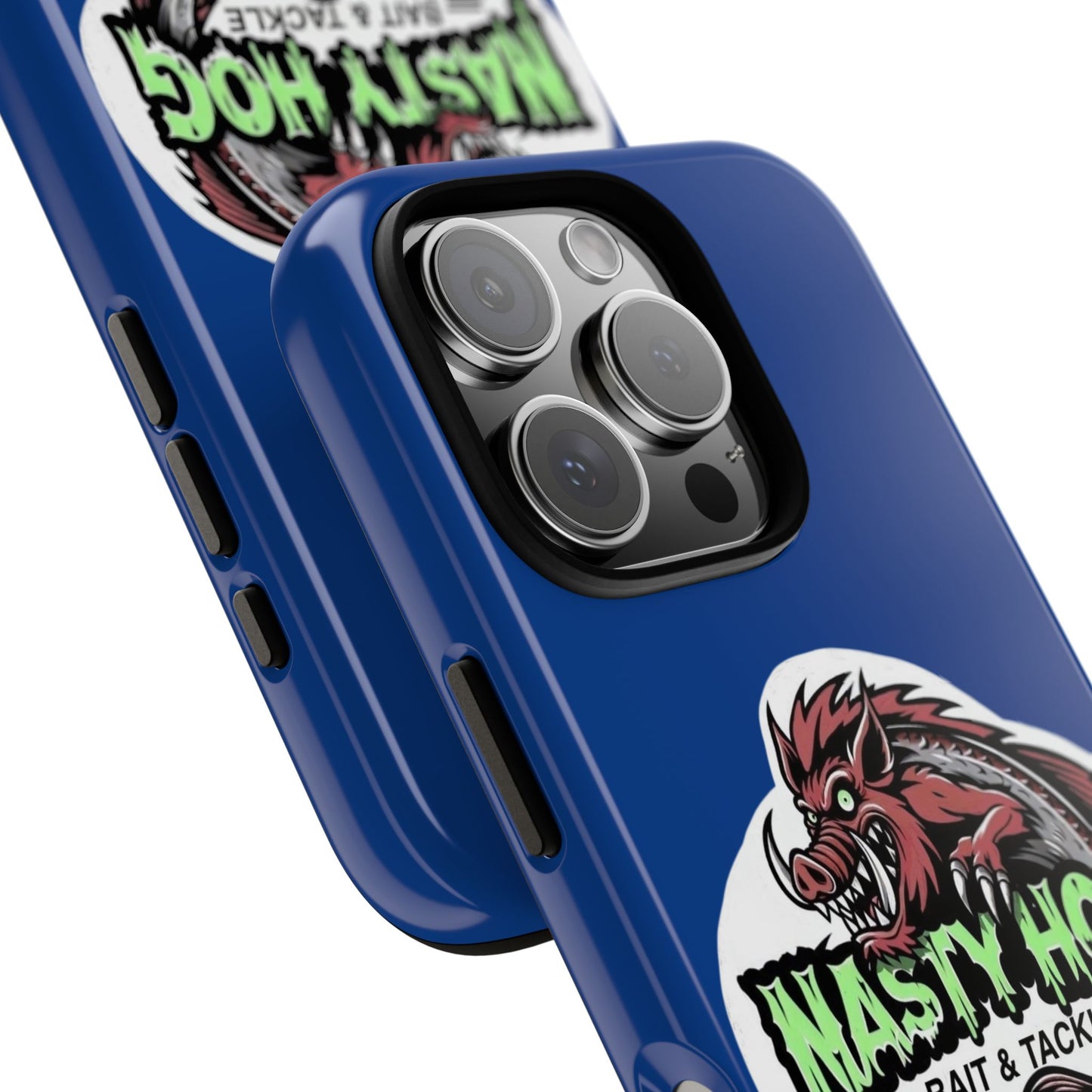 Fishing Phone Case, Nasty Hog Tackle Design for Outdoor Enthusiasts, Tough and Durable Accessories, Unique Gift for Anglers