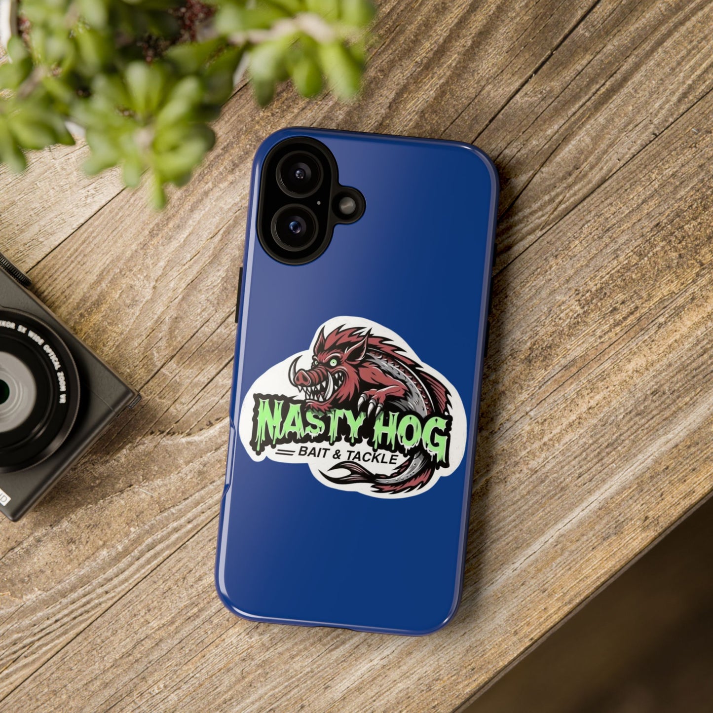 Fishing Phone Case, Nasty Hog Tackle Design for Outdoor Enthusiasts, Tough and Durable Accessories, Unique Gift for Anglers