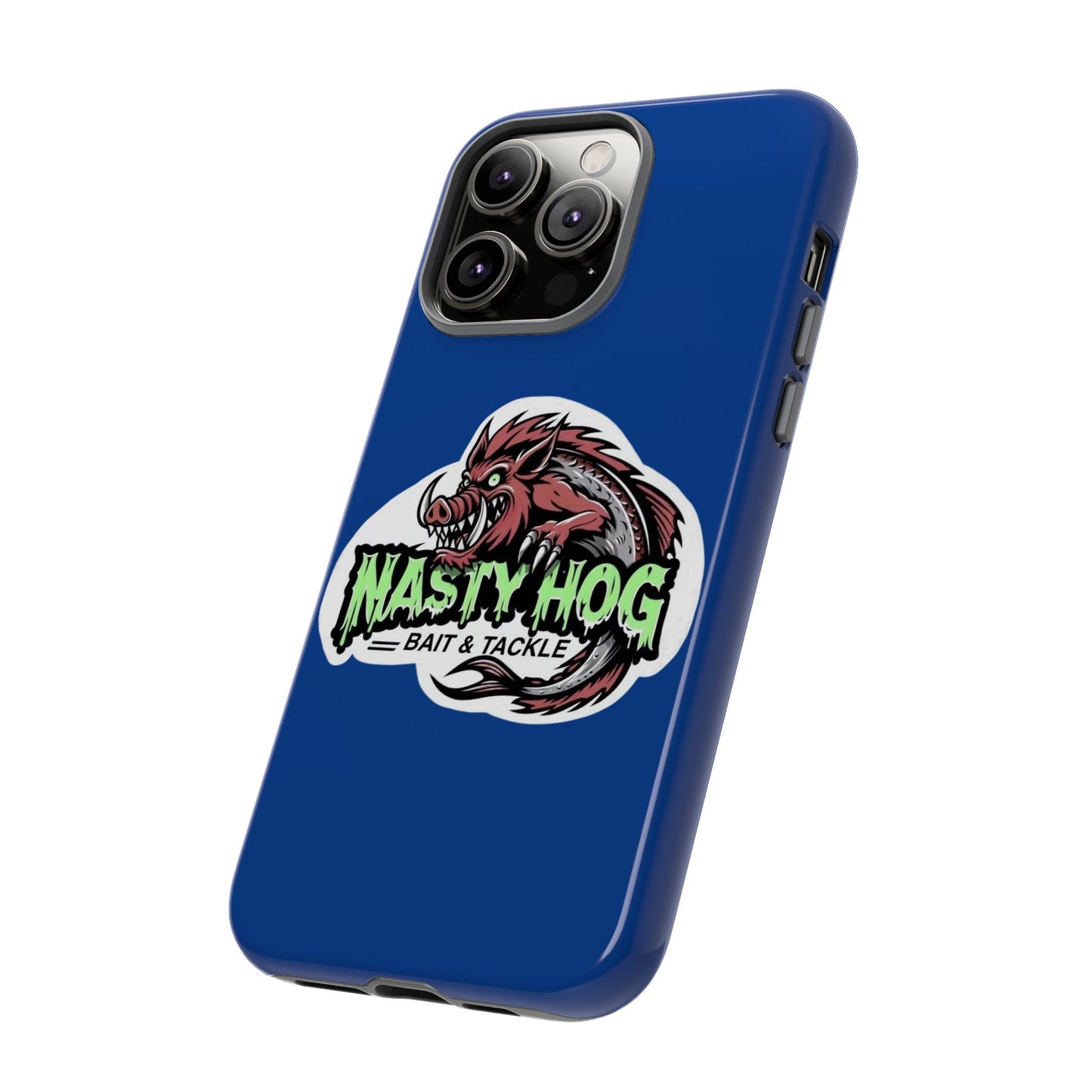 Fishing Phone Case, Nasty Hog Tackle Design for Outdoor Enthusiasts, Tough and Durable Accessories, Unique Gift for Anglers