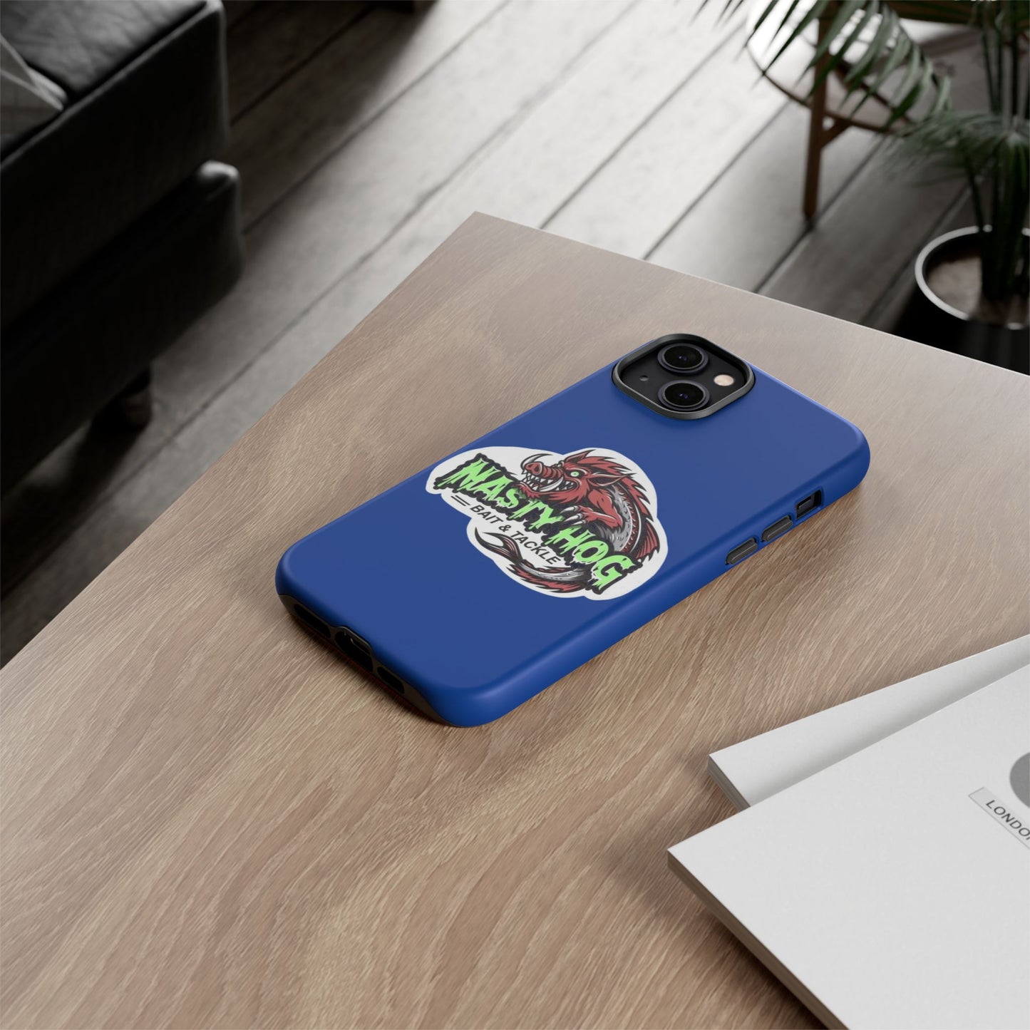 Fishing Phone Case, Nasty Hog Tackle Design for Outdoor Enthusiasts, Tough and Durable Accessories, Unique Gift for Anglers