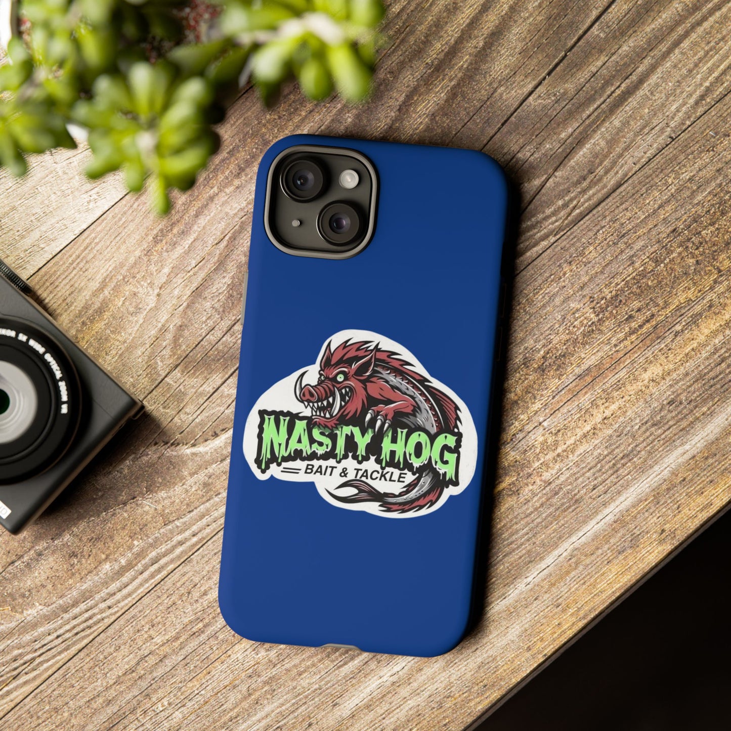 Fishing Phone Case, Nasty Hog Tackle Design for Outdoor Enthusiasts, Tough and Durable Accessories, Unique Gift for Anglers