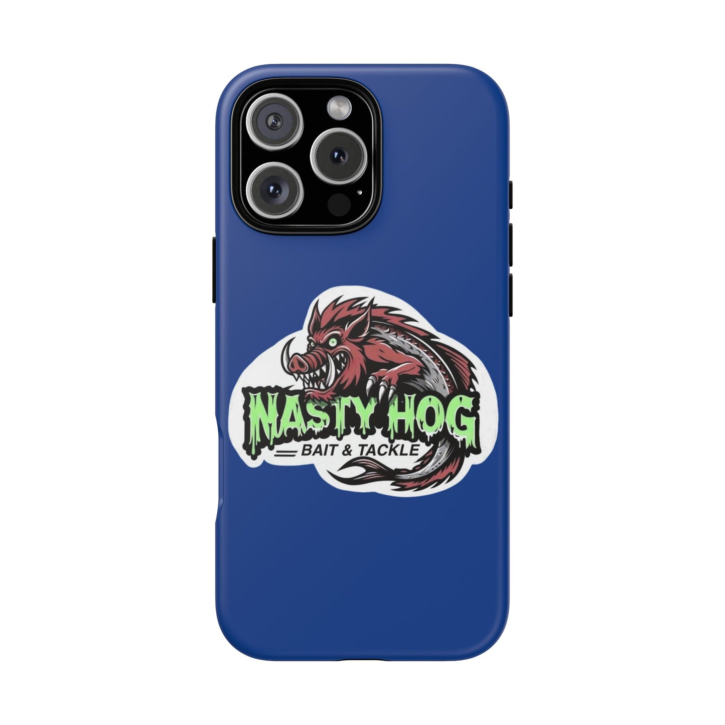 Fishing Phone Case, Nasty Hog Tackle Design for Outdoor Enthusiasts, Tough and Durable Accessories, Unique Gift for Anglers