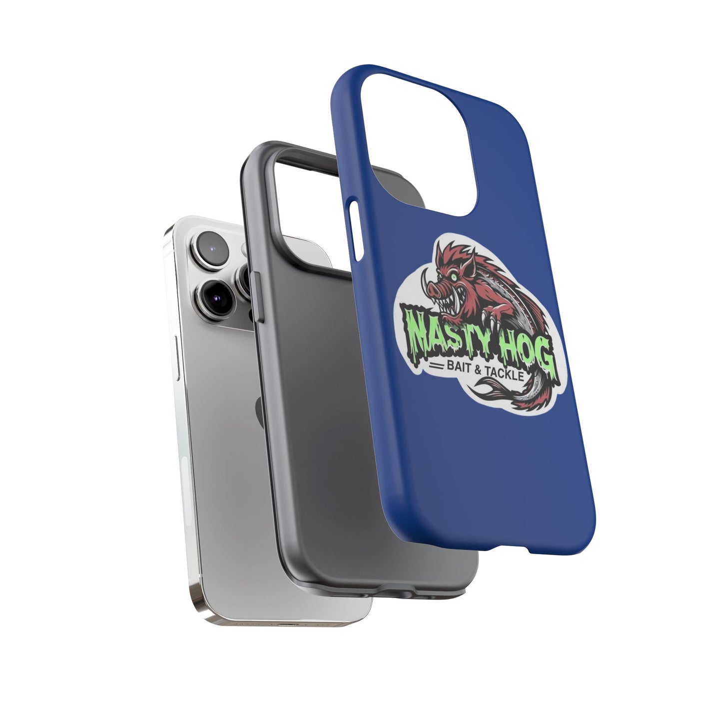 Fishing Phone Case, Nasty Hog Tackle Design for Outdoor Enthusiasts, Tough and Durable Accessories, Unique Gift for Anglers