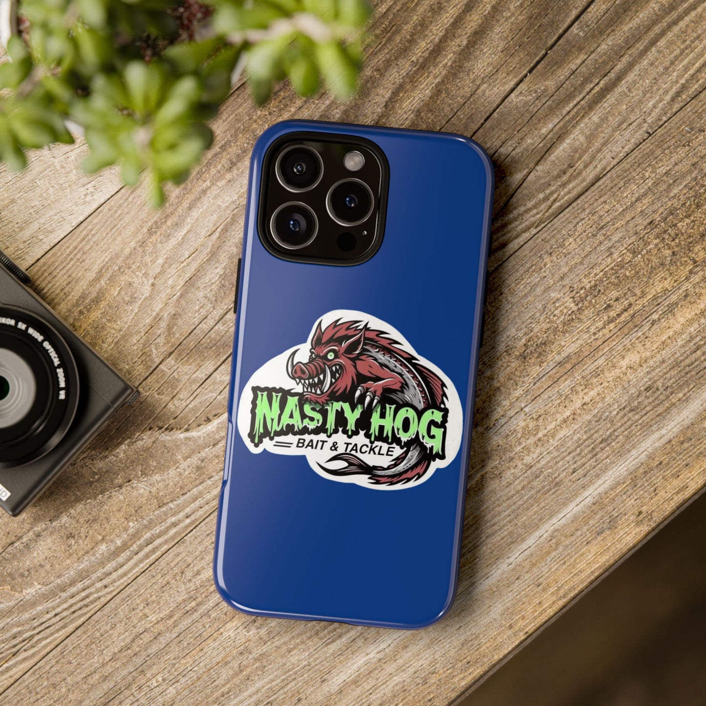Fishing Phone Case, Nasty Hog Tackle Design for Outdoor Enthusiasts, Tough and Durable Accessories, Unique Gift for Anglers