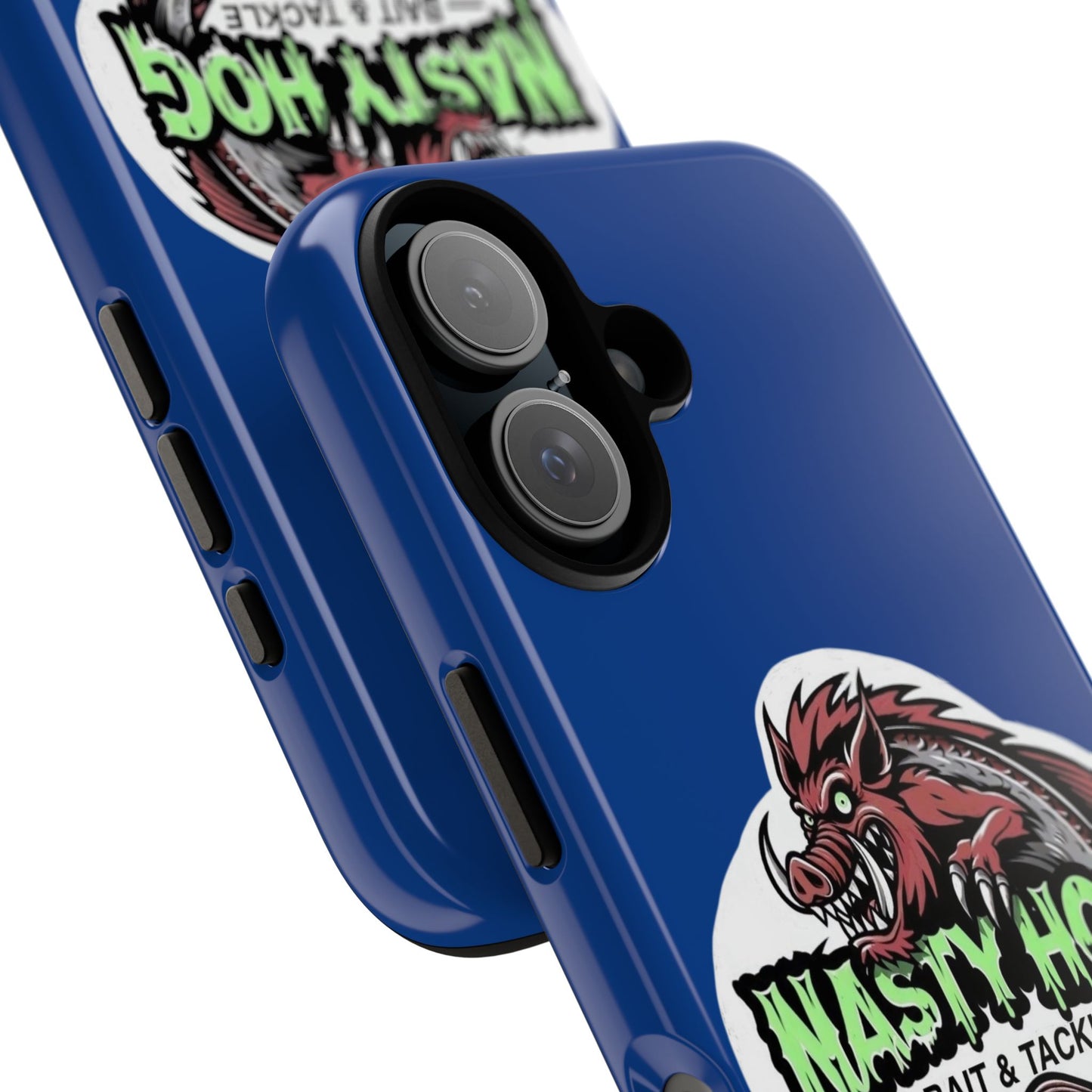 Fishing Phone Case, Nasty Hog Tackle Design for Outdoor Enthusiasts, Tough and Durable Accessories, Unique Gift for Anglers