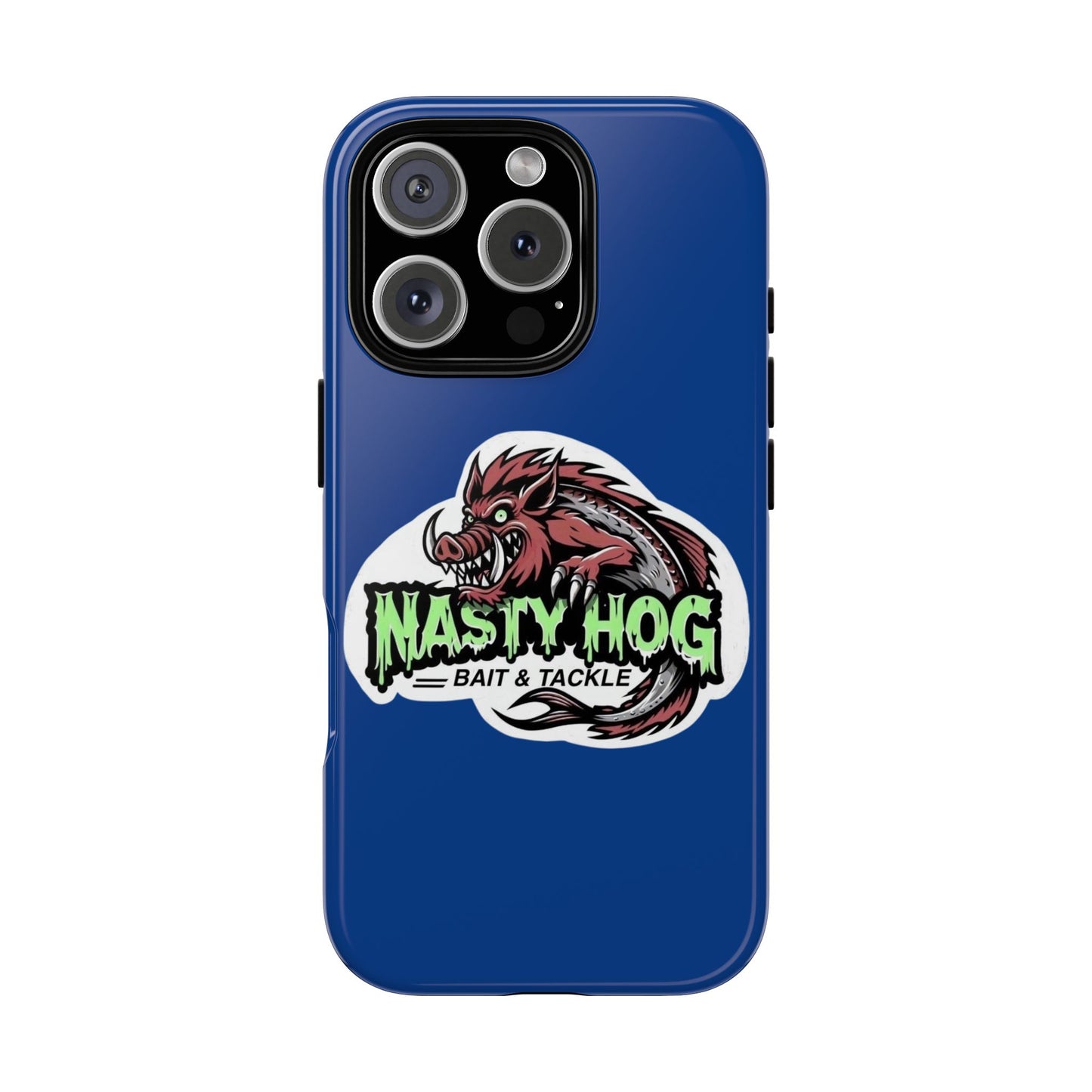 Fishing Phone Case, Nasty Hog Tackle Design for Outdoor Enthusiasts, Tough and Durable Accessories, Unique Gift for Anglers