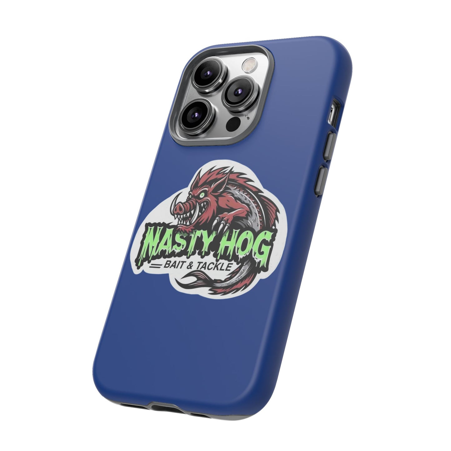 Fishing Phone Case, Nasty Hog Tackle Design for Outdoor Enthusiasts, Tough and Durable Accessories, Unique Gift for Anglers