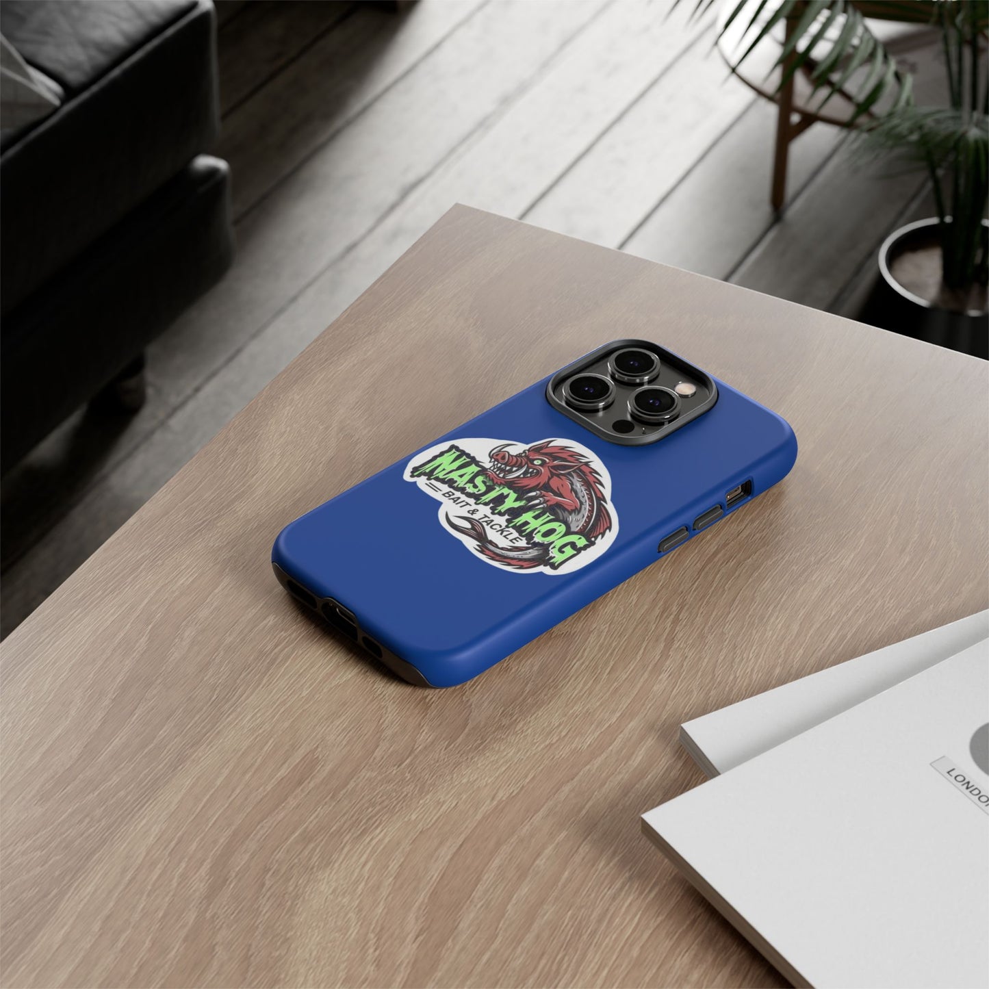 Fishing Phone Case, Nasty Hog Tackle Design for Outdoor Enthusiasts, Tough and Durable Accessories, Unique Gift for Anglers