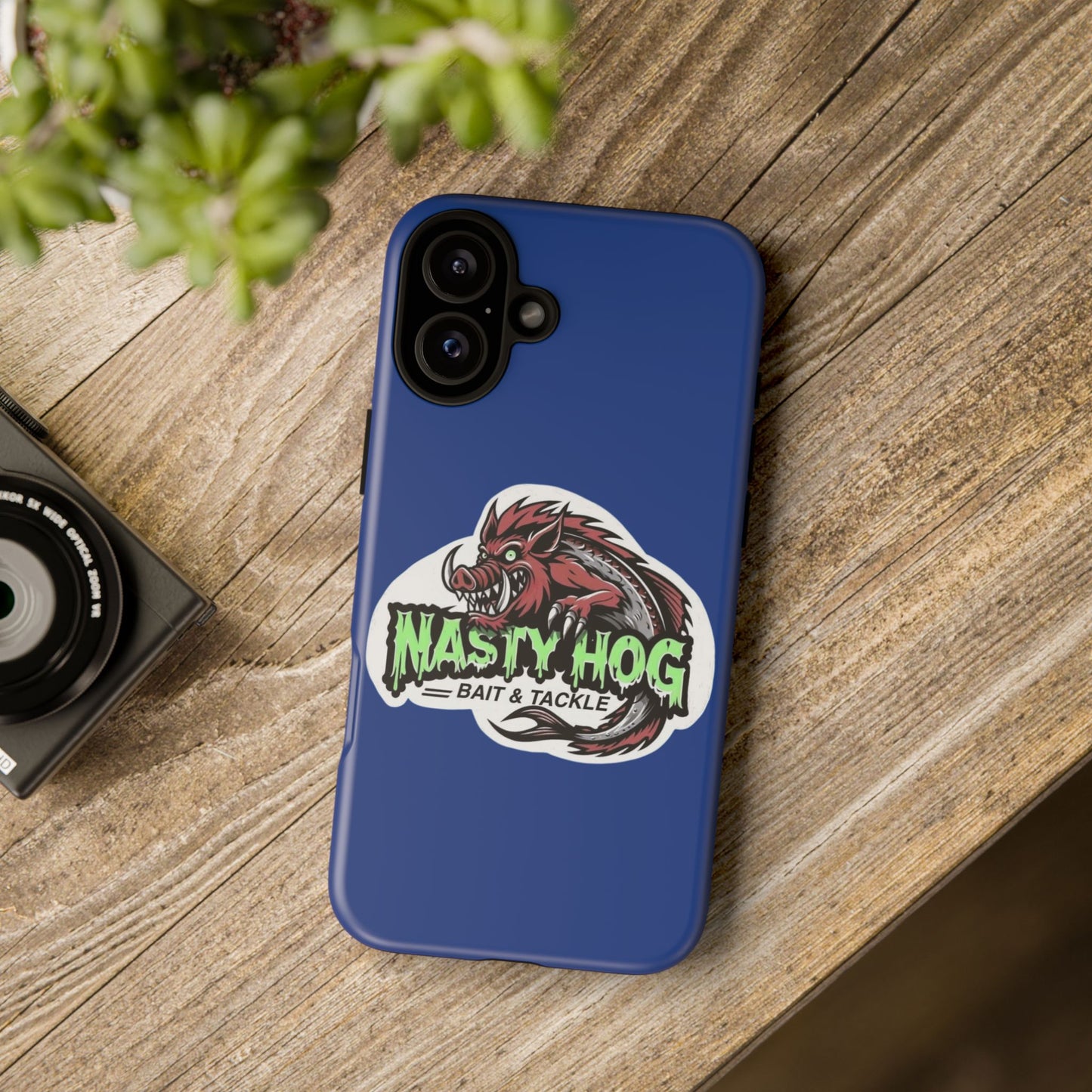 Fishing Phone Case, Nasty Hog Tackle Design for Outdoor Enthusiasts, Tough and Durable Accessories, Unique Gift for Anglers