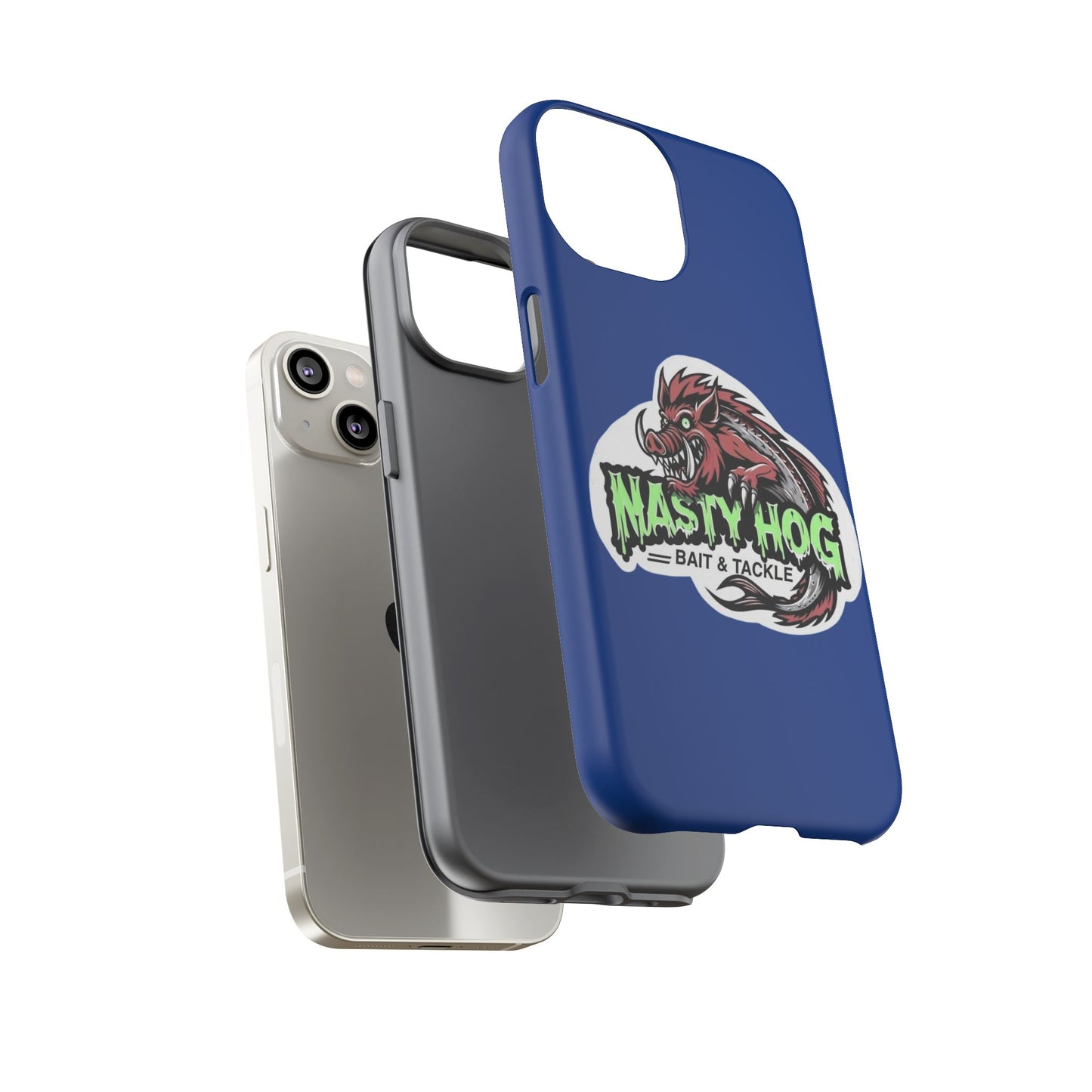 Fishing Phone Case, Nasty Hog Tackle Design for Outdoor Enthusiasts, Tough and Durable Accessories, Unique Gift for Anglers