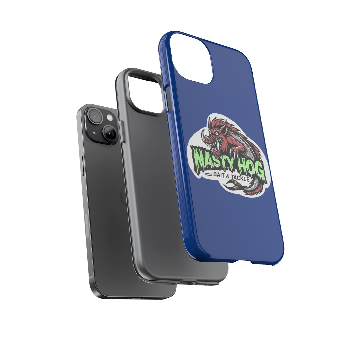 Fishing Phone Case, Nasty Hog Tackle Design for Outdoor Enthusiasts, Tough and Durable Accessories, Unique Gift for Anglers
