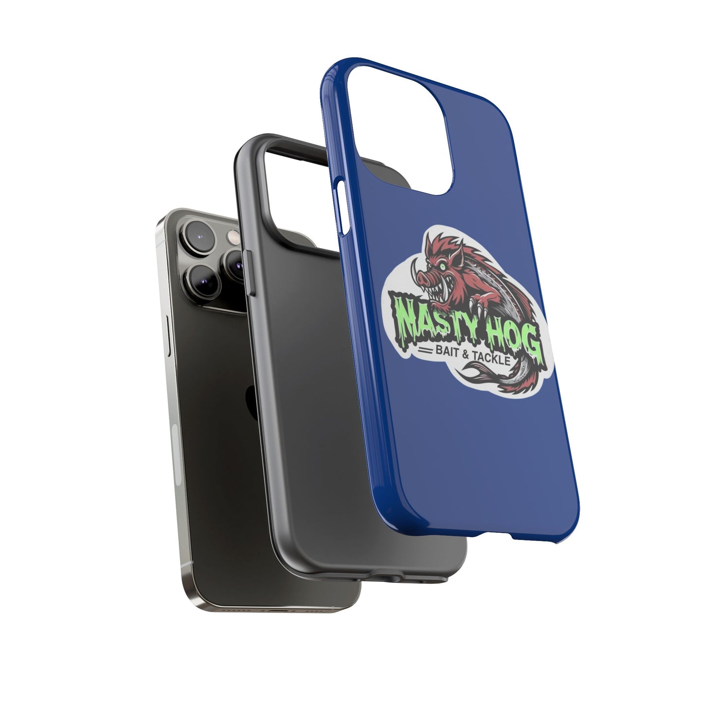 Fishing Phone Case, Nasty Hog Tackle Design for Outdoor Enthusiasts, Tough and Durable Accessories, Unique Gift for Anglers
