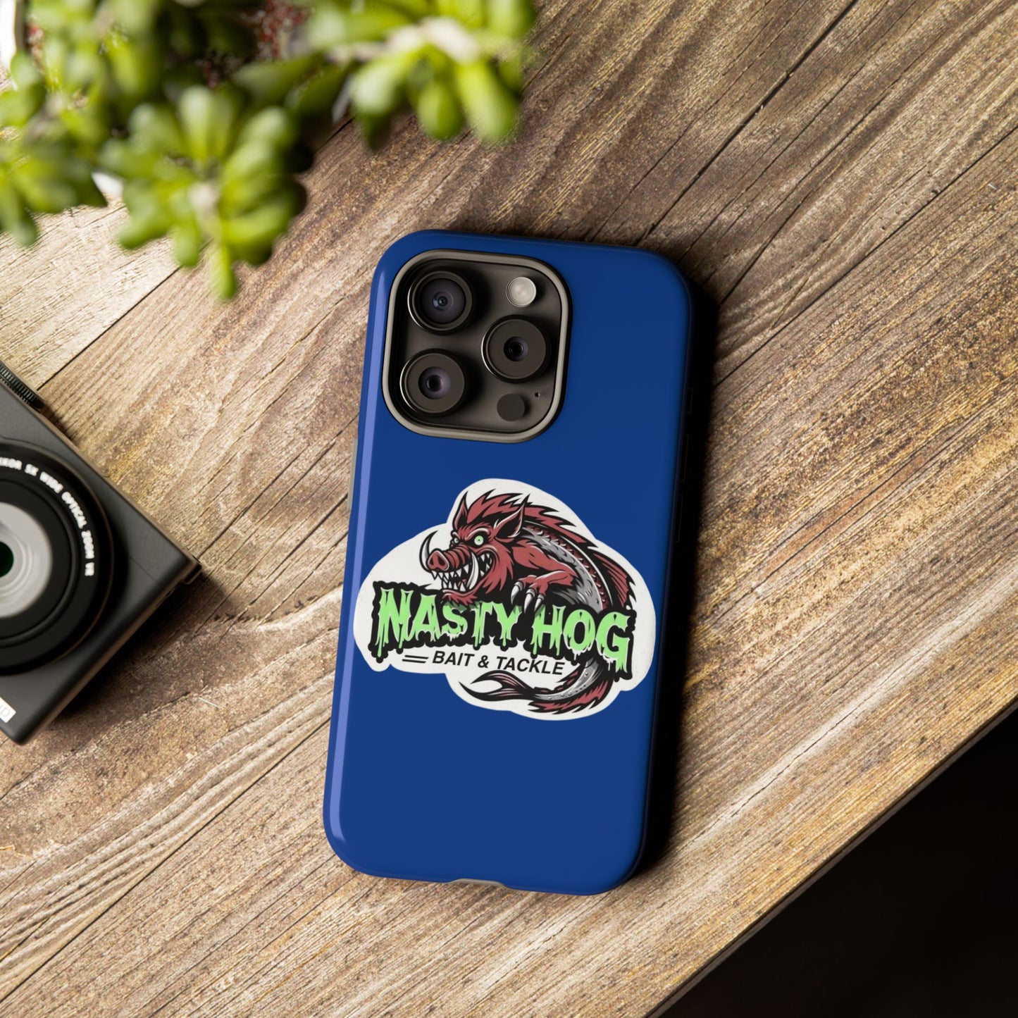 Fishing Phone Case, Nasty Hog Tackle Design for Outdoor Enthusiasts, Tough and Durable Accessories, Unique Gift for Anglers