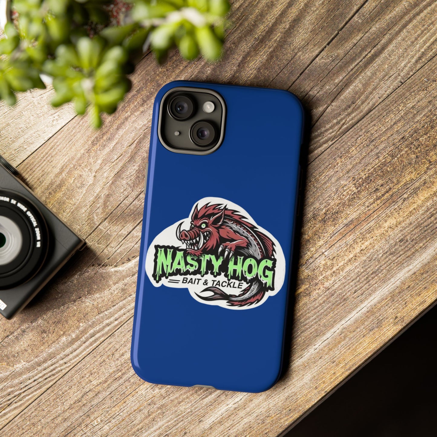 Fishing Phone Case, Nasty Hog Tackle Design for Outdoor Enthusiasts, Tough and Durable Accessories, Unique Gift for Anglers
