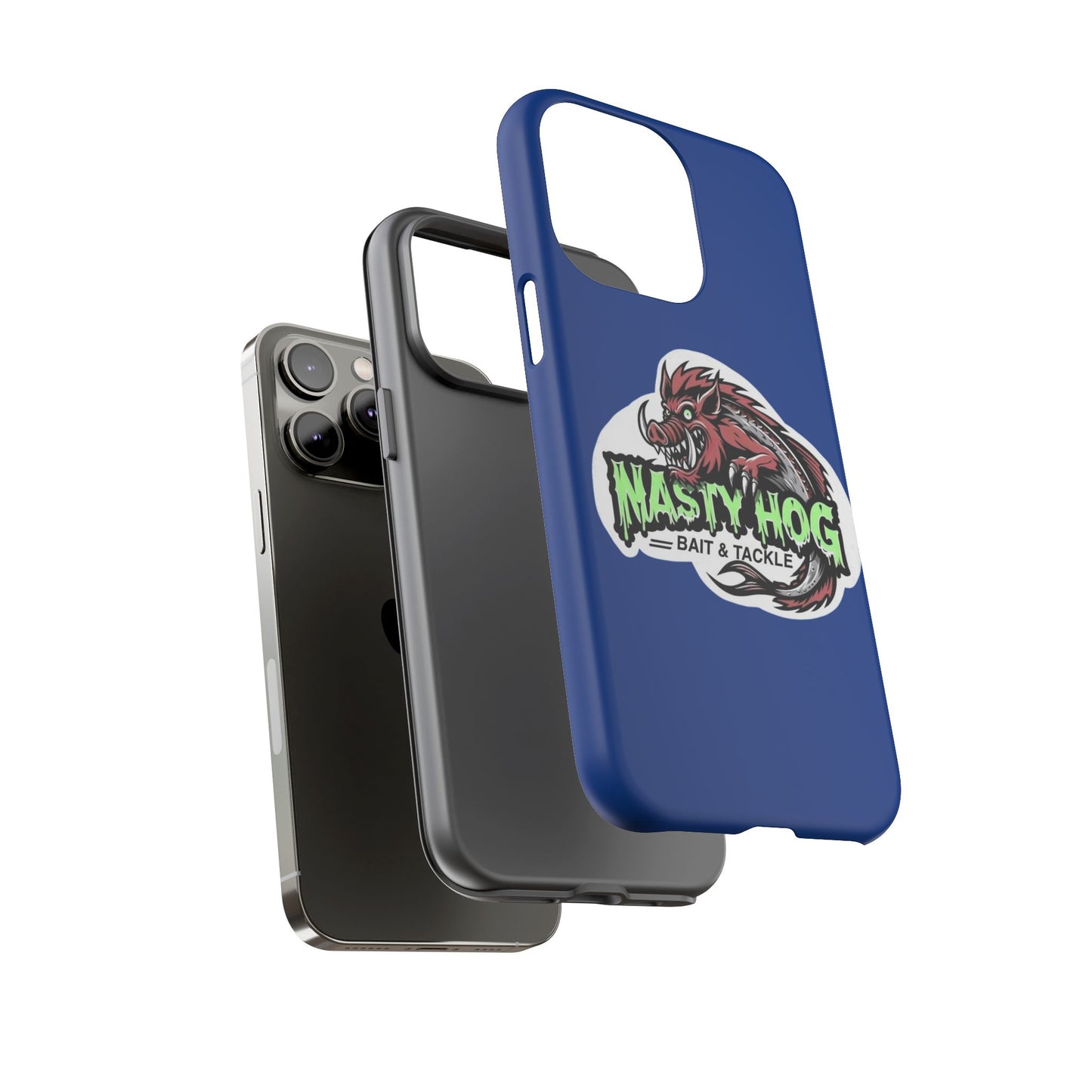 Fishing Phone Case, Nasty Hog Tackle Design for Outdoor Enthusiasts, Tough and Durable Accessories, Unique Gift for Anglers