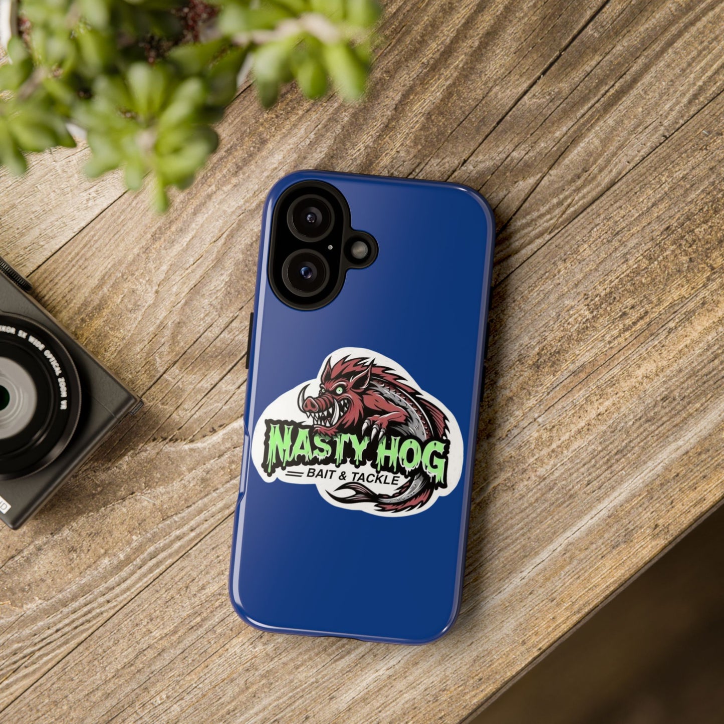 Fishing Phone Case, Nasty Hog Tackle Design for Outdoor Enthusiasts, Tough and Durable Accessories, Unique Gift for Anglers