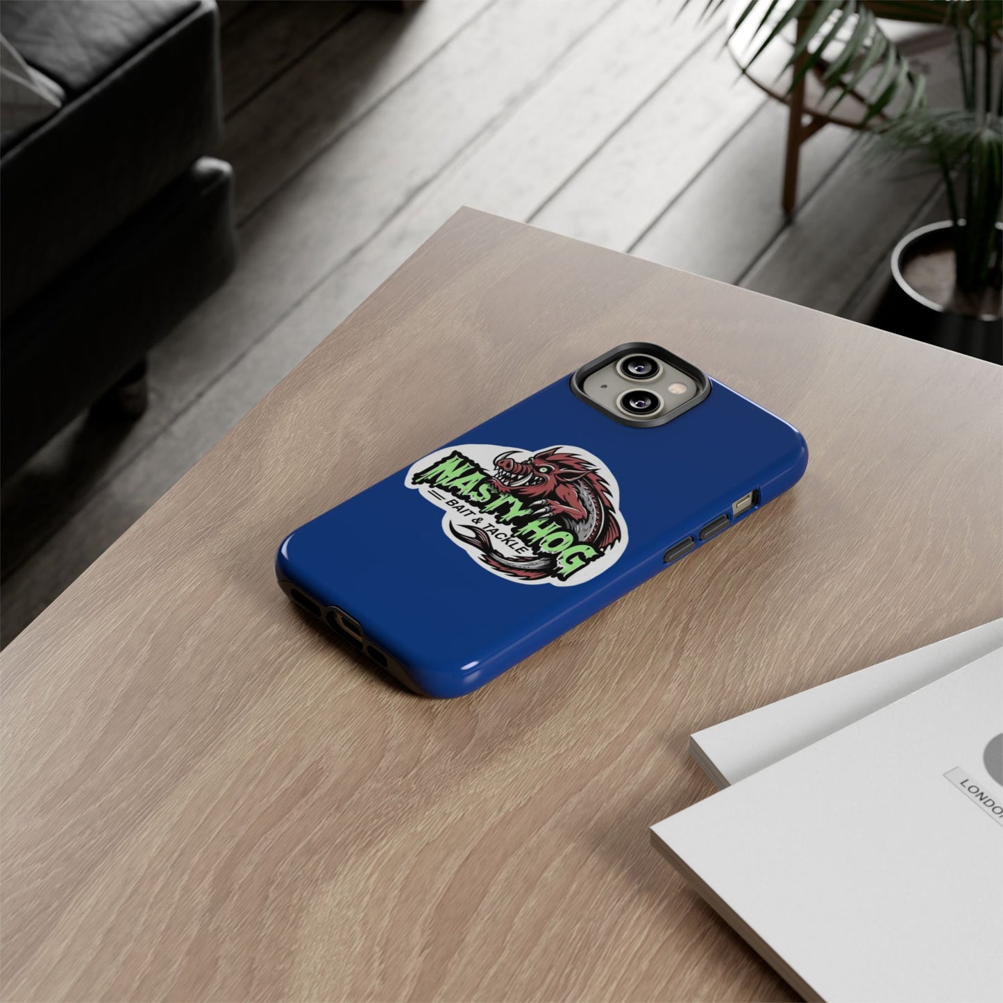 Fishing Phone Case, Nasty Hog Tackle Design for Outdoor Enthusiasts, Tough and Durable Accessories, Unique Gift for Anglers